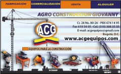 Foto 5 alquiler de maquinaria en Zaragoza - Acg Equipos S.a.s