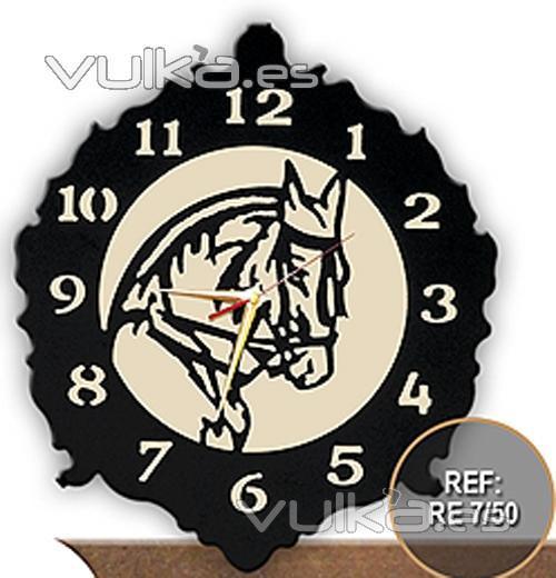 reloj de pared de forja