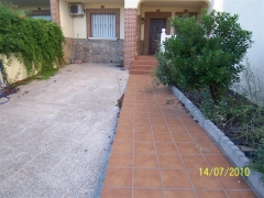 Jardin de entrada en santa maria