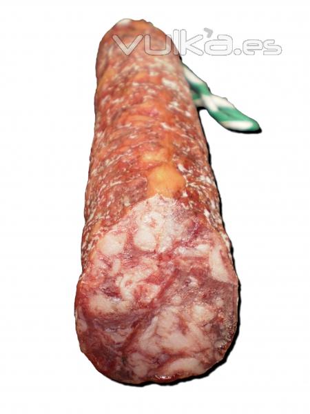 Longaniza Ibrica blanca, peso 300 a 350g. Elaborada con magro ibrico seleccionado condimentado con especias ...