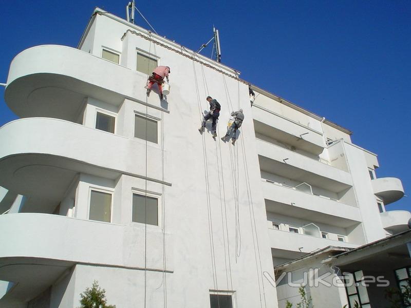 Pintura y mantenimento exterior-Hoteles