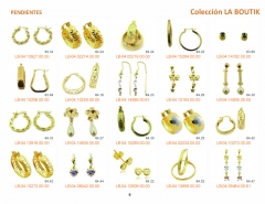 Pendientes mujer con oro 18kt