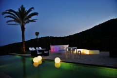 Elemetos varios con luz led rgb