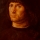 retrato al leo en pequeo formato, inspirado en Antonello da Messina.