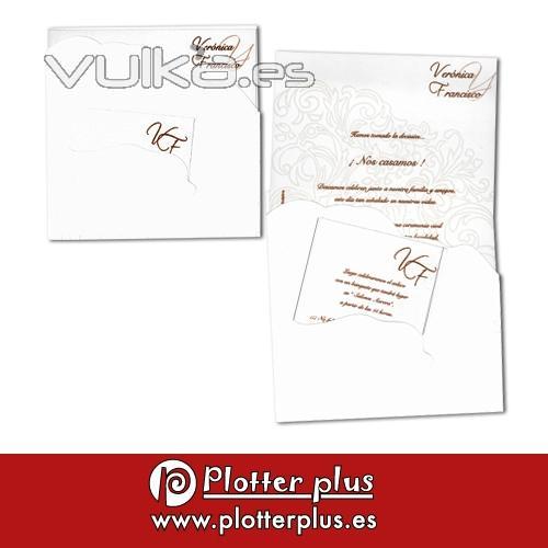 Invitaciones de boda clsicas e informales en Imprenta Plotterplus