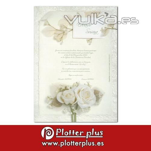 Invitaciones de boda clsicas e informales en Imprenta Plotterplus