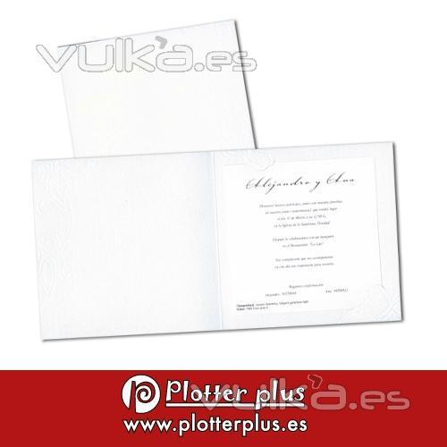 Invitaciones de boda clsicas e informales en Imprenta Plotterplus