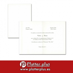 Invitaciones de boda clasicas e informales en imprenta plotterplus