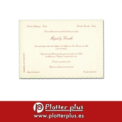 Invitaciones de boda clasicas e informales en imprenta plotterplus