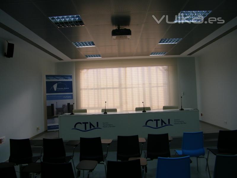 Instalación de Salón de Actos del Centro Tecnológico del Mar - Fuente Álamo (Murcia)
