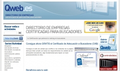 Qweb directorio de empresas certificadas para buscadores