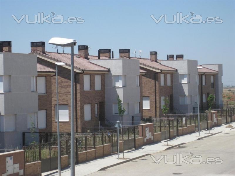 Residencial Belvalle II, fase IV, Meco, Madrid, Promocin de 19 viviendas pareadas de 256 m2 construidos en ...