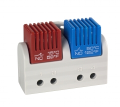 El termostato fijo dual ftd 011  son dos termostatos en una misma caja. uno es un contacto abridor, normalmente ...