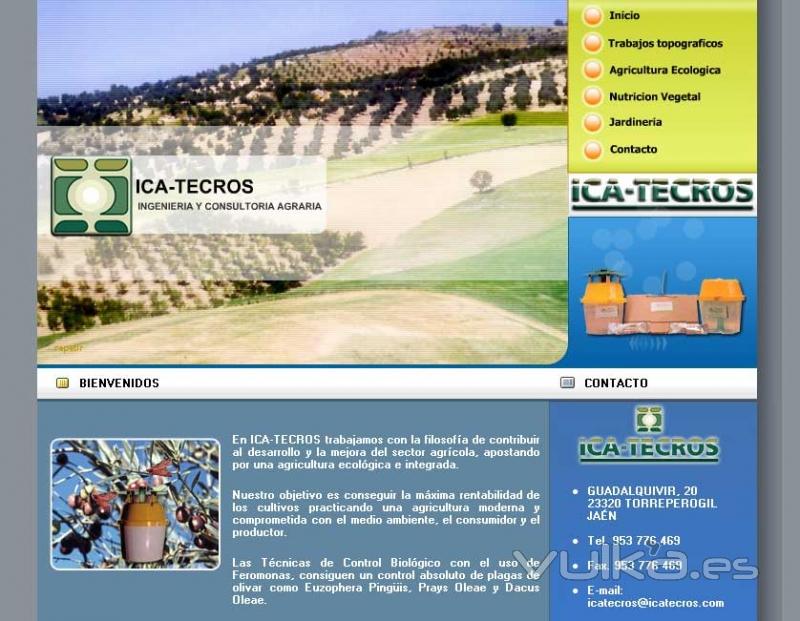 Icatecros fertilizantes para el olivar. Feromonas.