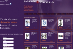Diseno web de tienda de artesania etnica wwwdanadagdaes