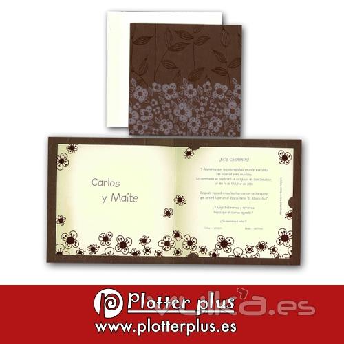 Invitaciones de boda seleccin en Imprenta Plotterplus