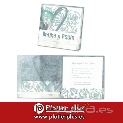 Invitaciones de boda seleccin en Imprenta Plotterplus