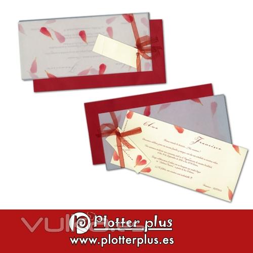 Invitaciones de boda seleccin en Imprenta Plotterplus