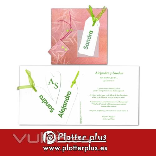 Invitaciones de boda seleccin en Imprenta Plotterplus