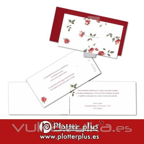 Invitaciones de boda seleccin en Imprenta Plotterplus