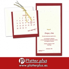 Invitaciones de boda seleccion en imprenta plotterplus