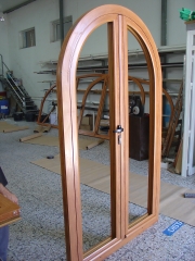 Puerta de rotura de puente termico de alumed gprt-68 de 120x200cmsmedio punto,curvado de aluminio
