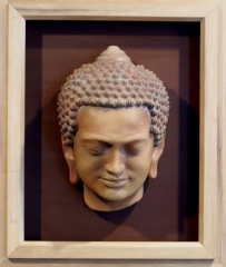 Buddha iluminado siddhartha gautama, fundador del budismo med: 42x48x14 cm