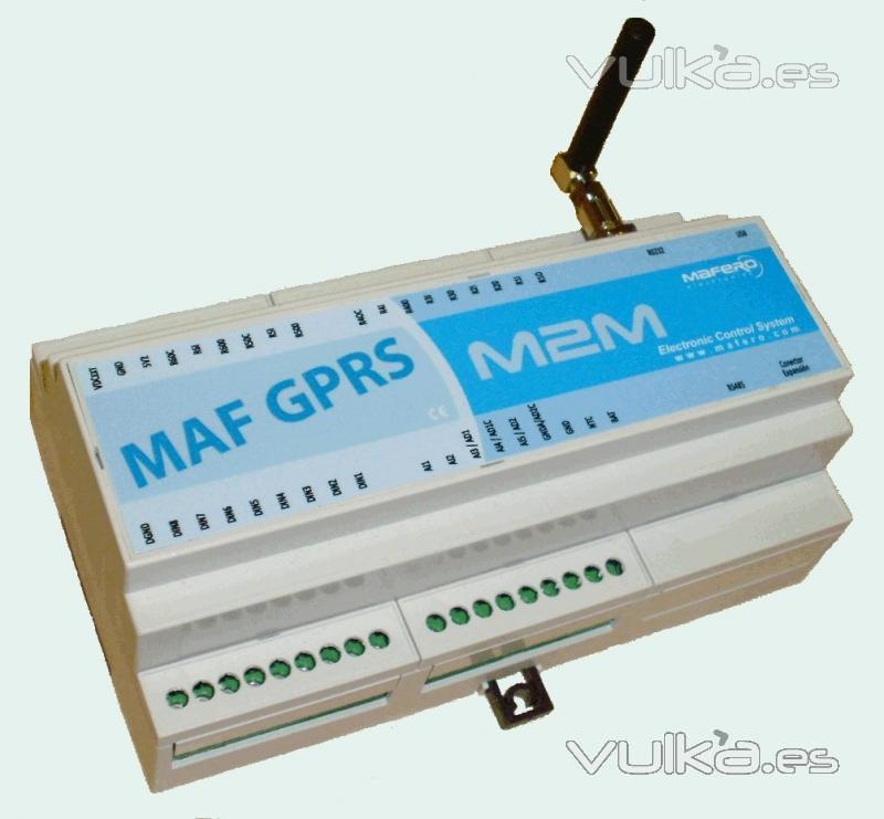 DATALOGGER MAF GPRRS M2M (comunicación Web, envío de datos, control remoto)