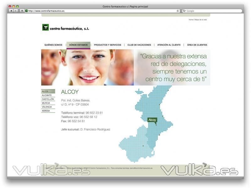 WEB para Centro Farmacéutico