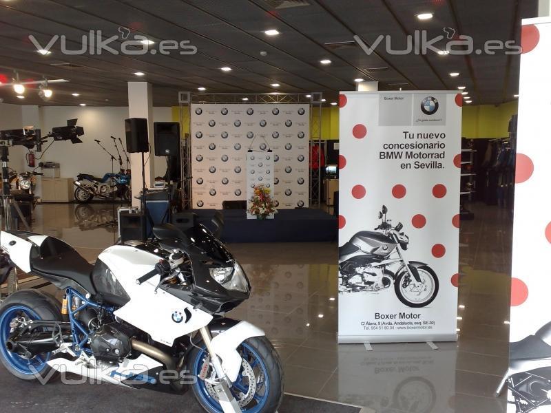 Inauguracin tienda BMW BOXER MOTOR SEVILLA