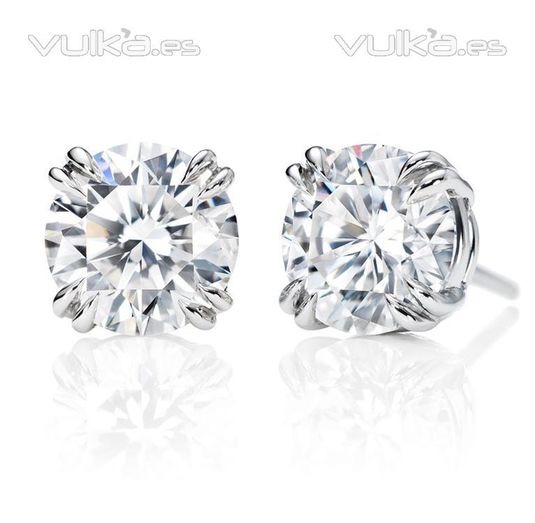 pendientes de compromiso con diamantes