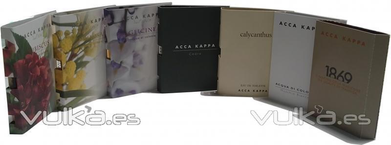 Muestras gratis de perfumes Acca Kappa al comprar en www.lineabao.com