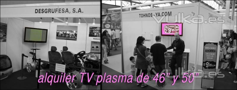 ALQUILER DE TV PLASMA DE 46