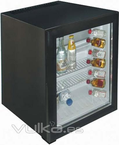 Minibar con puerta de cristal