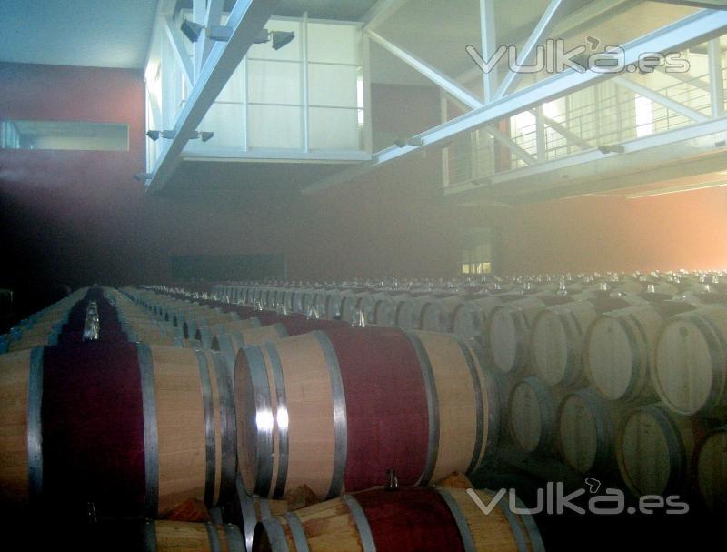 La nebulización para bodegas es una instalación ideal para conseguir el control de la humedad y la temperatura de ...