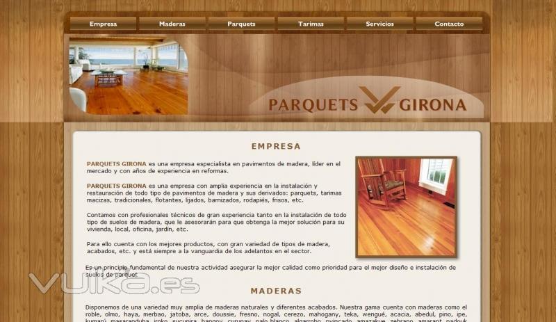  PARQUETS GIRONA es una empresa especialista en pavimentos de madera, lder en el mercado y con aos de ...