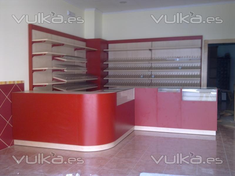 Mueble para comercio.