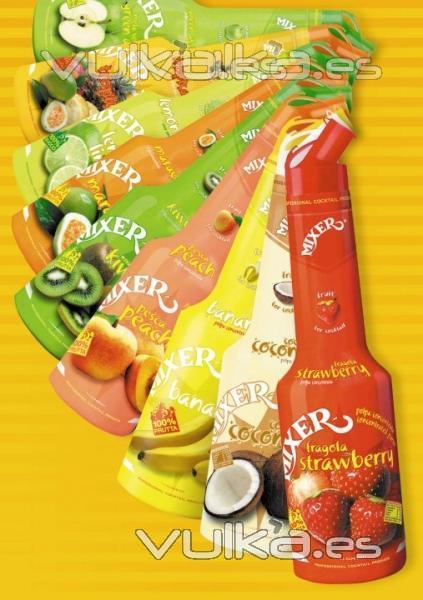 100% pur concentrado de fruta MIXER