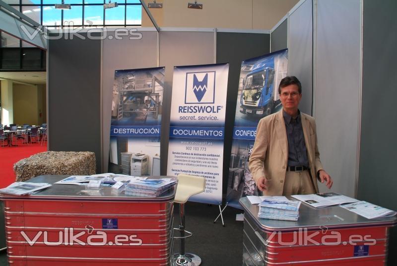 Stand de Reisswolf en la Feria AJE Marbella 2009