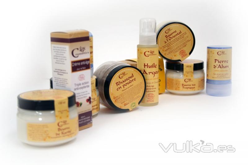 Varios productos Cap Cosmetics - distribuido en España por Cosmomundo.es