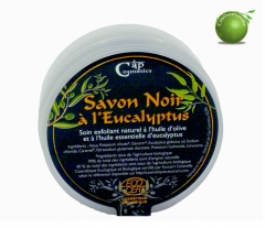 Jabon negro con esencia de eucalipto cap cosmetics - distribuido en espana por cosmomundoes