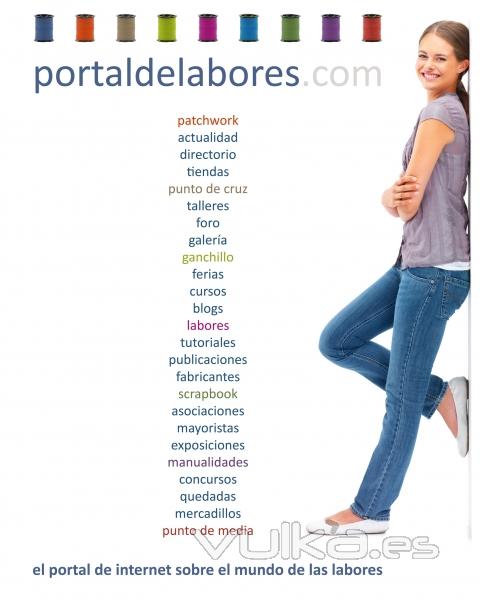 Portaldelabores.com, el portal de internet sobre el mundo de las labores creativas