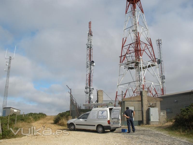 Trabajos en torres de Pico de Meda