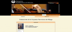 Web para la orquesta filarmonica de malaga