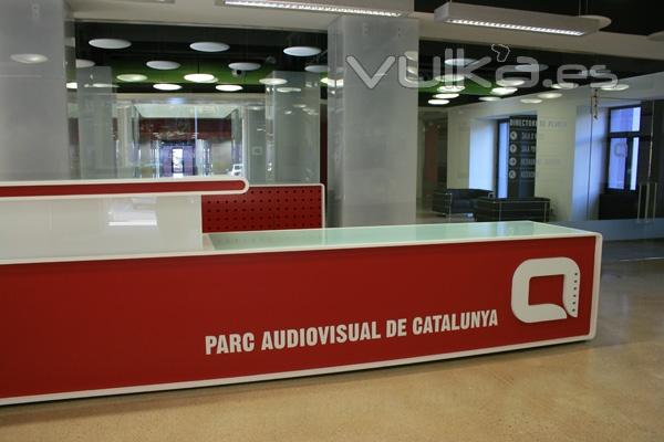 Nuestra oficina est en el Parc Audiovisual de Catalunya