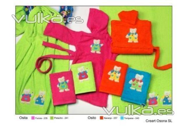 Toallas infantiles bordadas, Creart OsonaNovedades en textiles infantilEspecialmente para los nios, los artculos ...