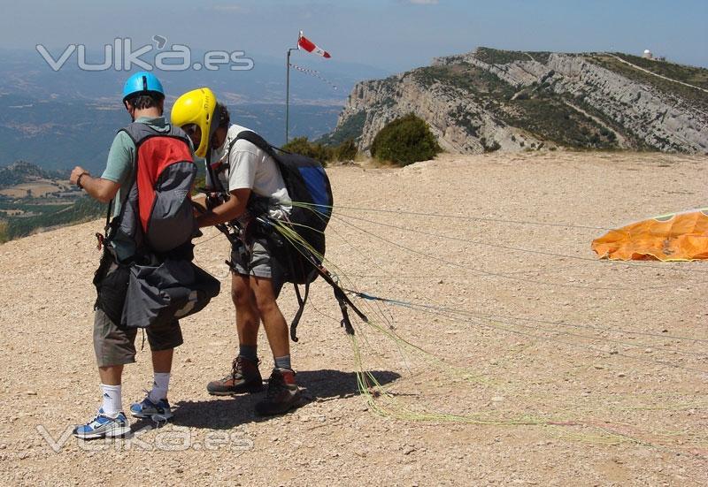 Preparndonos para salir a volar!