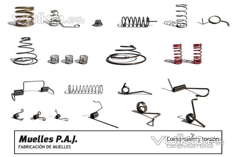 Muelles de compresin y torsin (varios modelos)