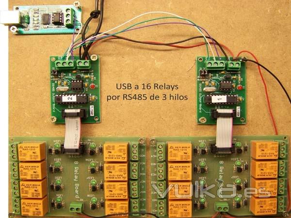 Control de Relays RS485