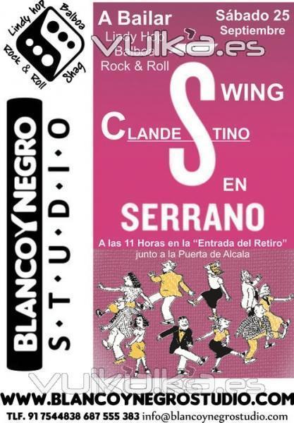 Swing Fashion Clandestino en Serrano A Bailar Lindy Hop 